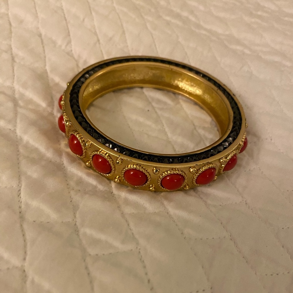 Red and gold bangle